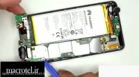 آموزش تعویض تاچ وال سی دی Huawei Honor 6 Plus - ماکروتل
