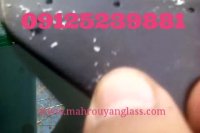 قبل و بعد از ترمیم سنگ خوردگی شیشه اتومبیل 09125239881  ترمیم شیشه اتومبیل