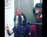 تمرین "آکا صفوی" برای آهنگ جدید