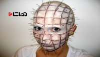 گریم جالب " کله سوزنی " برای هالووین
