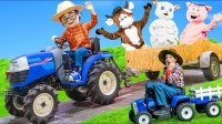 فیلم تراکتور اسباب بازی در مزرعه : ماشین بازی بچه گانه