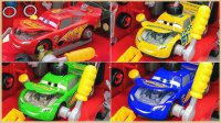 تعمیر ماشین مک کویین زرد و قرمز و آبی و سبز : فیلم ماشین بازی کودکانه پسرانه جدید 221