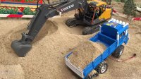 ماشین بازی  بیل مکانیکی وسایل نقلیه ساختمانی   بیل مکانیکی نجات تراکتور