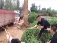 سیل در غرب چین