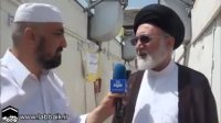 مصاحبه خبرنگار خبرگزاری صداوسیما با سرپرست حجاج ایرانی در آخرین روز مناسک حج در منا