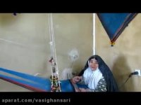 حاج سکینه 80 ساله ، بافنده پرانرژی و با نشاط ورزنه