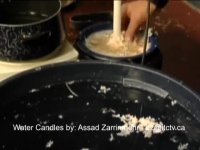 How To Make A Water Candle - آموزش درست کردن شمع آبی