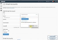 ایجاد اکانت ایمیل در cpanel
