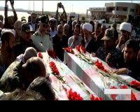 پیکر 5 شهید گمنام در عسلویه و بیرجند