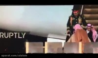 اولین حاشیه حضور ملک سلمان در روسیه + فیلم