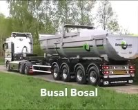 تریلی مدرن مخصوص تخلیه بار