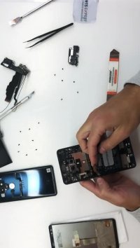 آموزش تعویض تاچ و ال سی دی گوشی HTC U 12 - تعمیرات 118