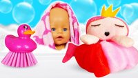 برنامه کودک قشنگ دخترانه : حمام حباب نی نی کوچولو با لیف پری دریایی