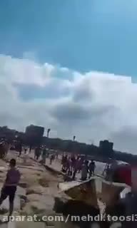 حضور مردم طرطوس سوریه درسالروز تشکیل نیروی دریایی روسیه