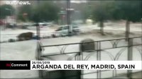 سیل شدید و ناگهانی در مادرید