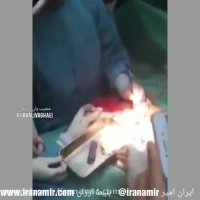 این بچه یک باتری قلمی خورده ولی ببینید