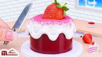آشپزی مینیاتوری طولانی دو ساعته - درست کردن کیک مینیاتوری
