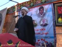 سخنرانی حجة الاسلام حاج نجف لک زایی. روستای اسپیتک خاش