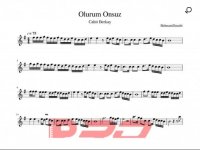 نت ویولن Olurum Onsuz Cahit Berkay