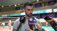 صحبت های محمدمانی علیخانی دریافت کننده قدرتی تیم ملی والیبال جوانان پسر در آخرین تمرین با حضور اصحاب رسانه