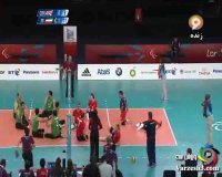 پیروزی والیبال نشسته ایران مقابل انگلیس