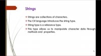 C# Beginner to advanced - Lesson 10 - Strings Part 1