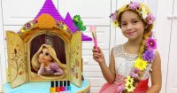 برنامه کودک دخترانه پرنسس سوفیا در نقش راپنزل - سرگرمی کودکانه