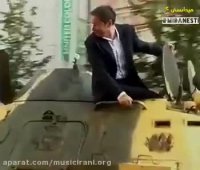 زیر گرفتن خودرو با تانک