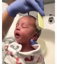 آرامش این نوزاد دیدنیه