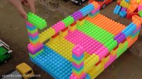 برنامه کودک اسباب بازیهای ماشین ها  ساخت پل با لگو و عبور ماشین ها
