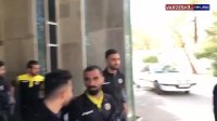 خروج بازیکنان سپاهان از هتل محل اقامت