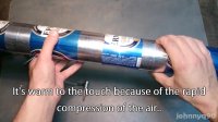 Lightweight Aluminum Air Tank Made Out of Beer Can