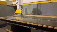 ساخت سنگ کابینت-کانترتاپ با فرز دروازه‌ای GMM Brio CNC ساخت ایتالیا