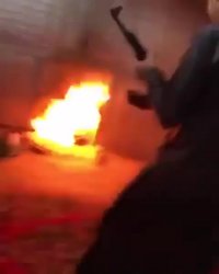 شلیک به شومینه