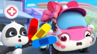 کارتون بیبی باس آمبولانس کوچولو  - بازی با رعایت نکات ایمنی