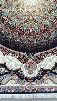 فرش کاشان طرح گنبد فیروزه