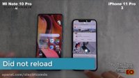 مقایسه سرعت Xiaomi MI Note 10 Pro vs iPhone 11 Pro