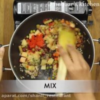 کتلت گیاهی مخلوط