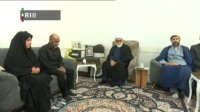 حضور نماینده رهبر انقلاب در منزل خانواده‌های داغ‌دیدهٔ معدن طبس