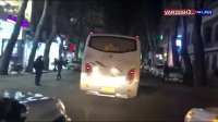 خروج اتوبوس تیم ستارگان ورامین با اسکورت پلیس