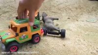 کارتون ماشین بازی کودکانه بیبو | با داستان ماشین حمل حیوانات