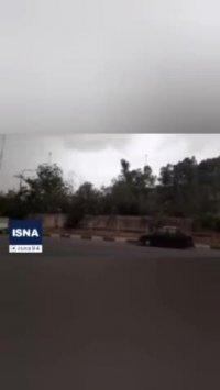 تصاویر طوفان شدید در تهران