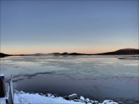 29 10 2015 Arjeplog : Time Lapse of Hornavan lake freezing