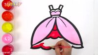 آموزش نقاشی به کوکان _ لباس پرنسسی