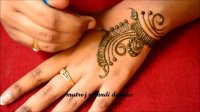 آموزش حنا روی دست