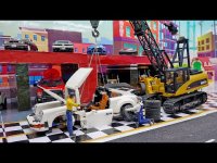 ماشین پورشه تصادفی و سرهم کردن دوباره قطعات آن - ماشین بازی کودکانه