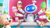 کارتون بیبی باس BABYBUS : ربات بستنی فروش : شعر بستنی های خوشمزه میوه ای