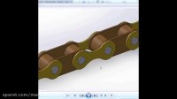 آموزش طراحی زنجیر چرخ در solidworks
