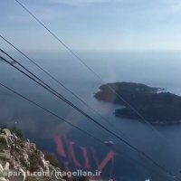 دوبرونیک کرواسی از داخل تله کابین-1