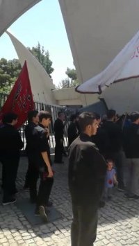 ممانعت حراست دانشگاه علم و صنعت از ورود عزاداران امام صادق (ع)